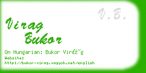 virag bukor business card